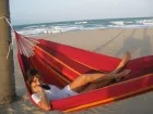 Vida del sol - Double hammock by MacaMex MA-01101 color rot