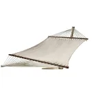 Dreamer net bar hammock in Mexican style (FSC™ certified) by MacaMex MA-07000 color weiss