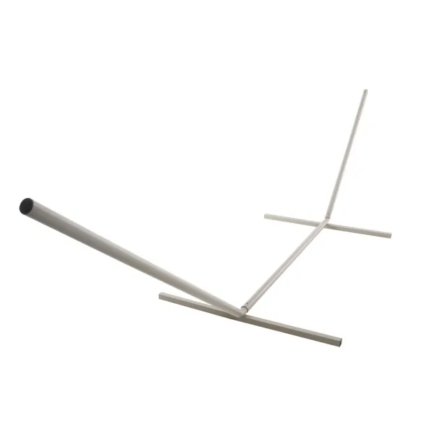Jamaica Gigante grey hammock stand for large spreader bar hammocks by MacaMex MA-20050 color Grau / Silber