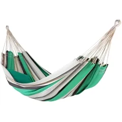 Brasil Comfort Premium Verde - double hammock by MacaMex MA-01084 color grün